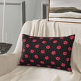 thumbnail image 5 of Fotbe red lips Pattern Pillow Cases - Envelope Closure - Luxury, Extra Soft, Cooling Pillow Covers - Wrinkle, Fade, Stain Resistant-14"x20", 5 of 6