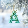 thumbnail image 4 of Wzzjkit 26 Alphabet Series 2D Acrylic Backpack Car Pendant Decoration Ornament, 4 of 7