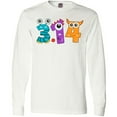 thumbnail image 3 of Inktastic Monsters Like Pi- Pi Day numbers Long Sleeve T-Shirt, 3 of 5