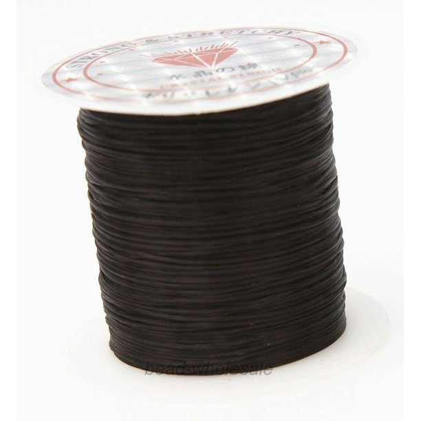 Cordón de cuentas de cristal elástico fuerte de 10M para pulseras, hilo elástico Diy, collar, fabricación de joyas, cordones de espesor de 1mm Tan Jianjun unisex