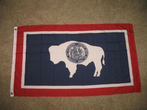 3x5 State of Wyoming Flag 3'x5' House Banner Super Polyester Grommets Premium 