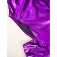 thumbnail image 6 of YiZYiF Kids Girls Gymnastics Leotard with Shorts 2 Piece Outfit Ballet Dance Biketard Dancewear Purple 8, 6 of 6
