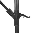 thumbnail image 6 of 10' ft Outdoor Patio Umbrella Offset Cantilever Umbrella Manual Crank With Cross Base Include, Beige, 6 of 7