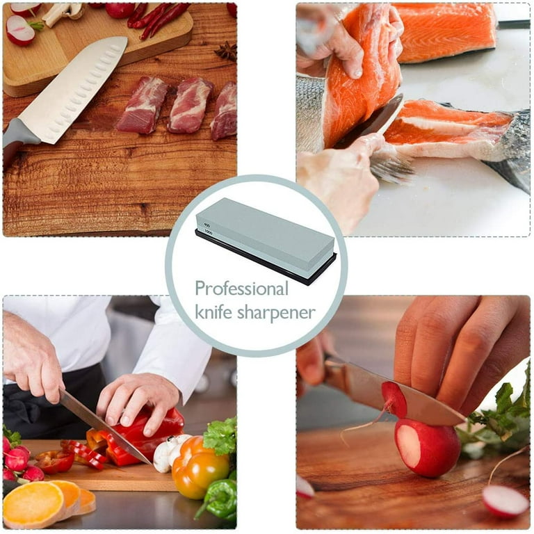 Professional Knife Sharpener, 4 in 1 Sharpening Stones with