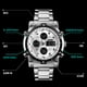 thumbnail image 5 of Reloj de moda Trend Multi-funcional Tres veces Dial grande Hombres de negocios Relojes de acero e SKMEI  Reloj de los hombres, 5 of 7