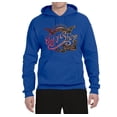 thumbnail image 2 of Classic This Little Light of Mine Inspirational/Christian Unisex Graphic Hoodie Sweatshirt, Royal, Medium, 2 of 3