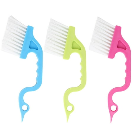 

UYUH 3 PCs Kitchen Shutter Hand-held G-roove Gaps C-revice Gaps Cleaning Brushes Tool for Home Bedroom Kitchen Bathroom Tools & Supplies
