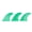 Green, variant on Rupoun 3Pcs Surfboard Fins PVC Single-Tab Thruster Fin Set for Long Board Stand Up Paddle Water Sports Accessories, Green