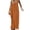 Orange, variant on Bidobibo Womens Summer Maxi Dresses Tropical Print Beach Dresses V-Neck Sleeveless High Waist Lace up Flowy Maxi Dress Sundress