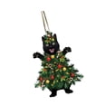 thumbnail image 4 of Colgante de Navidad,Decoraciones colgantes de Navidad Adorno de gato,Colgante de Navidad Adorno colgante con cordón,Espejo retrovisor del coche Accesorios para colgar Fácil de colgar,Regalo, 4 of 8