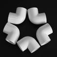 thumbnail image 2 of 15 Pieces 20mm Dia 90 Angle Degree Elbow PVC Pipe Fittings Adapter Connector White, 2 of 8