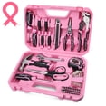 thumbnail image 1 of Juego de herramientas WORKPRO de 52 piezas, rosa, para mujer, con caja de herramientas de almacenami, 1 of 9