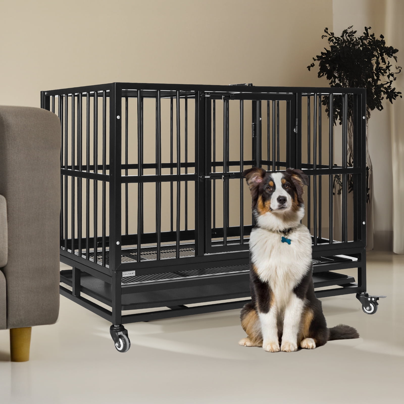 Walcut heavy duty dog hot sale crate