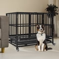 thumbnail image 3 of Walnest 36" Medium Heavy Duty Dog Cage Crate Kennel Metal Pet Playpen Portable w/ Tray, 3 of 14