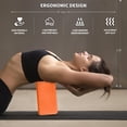 thumbnail image 3 of 2pcs Yoga Blocks Gym Bricks -Comfortable Fitness Yoga Bricks, Anti-, Lightweight and Travel Friendly Pilates Practice,G, 3 of 6