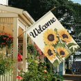 thumbnail image 3 of Spring Summer Sunflower Garden Flag 28x40 Inch Double Side for Outdoor Courtyard Garden Decor Flowers Welcome Holiday Flag for Outside Decoration, 3 of 6