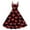 Watermelon Red, variant on LWavelet 2026 Valentine's Wrap Maxi Heart Dress, Women's Romantic Rose Print Sleeveless Flowy A Line Casual Sundresses Red 2XL