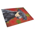 thumbnail image 2 of Carolines Treasures SC9417LCB Doberman Flocons de Neige Rouges et Verts Vacances Noël Planche à Découper en Verre - Grand, 2 of 4