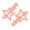 Pink, variant on Fvsianol Side Hair Clips Bangs Clips Hairpins Star Shape Hollow Out Solid Color Metal Stainless Non slip Elastic Strong Claw Polished Lightweight Bangs Clips