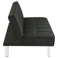 thumbnail image 6 of Joel Upholstered Tufted Convertible Sofa Bed Black, 6 of 9