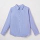 thumbnail image 4 of Blusa y camisa de manga larga con cuello vuelto para hombre, blusa informal de moda a rayas con botones de solapa, blusa de manga larga, blusa de poliéster para hombre, 4 of 5