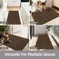 thumbnail image 3 of JAATOP Doormat Indoor 24"x 36", Dirt Trapper Entryway Rugs, Washable Welcome Mat for Inside, Entryway Rug Floor Mats Machine Washable, Brown, 3 of 9