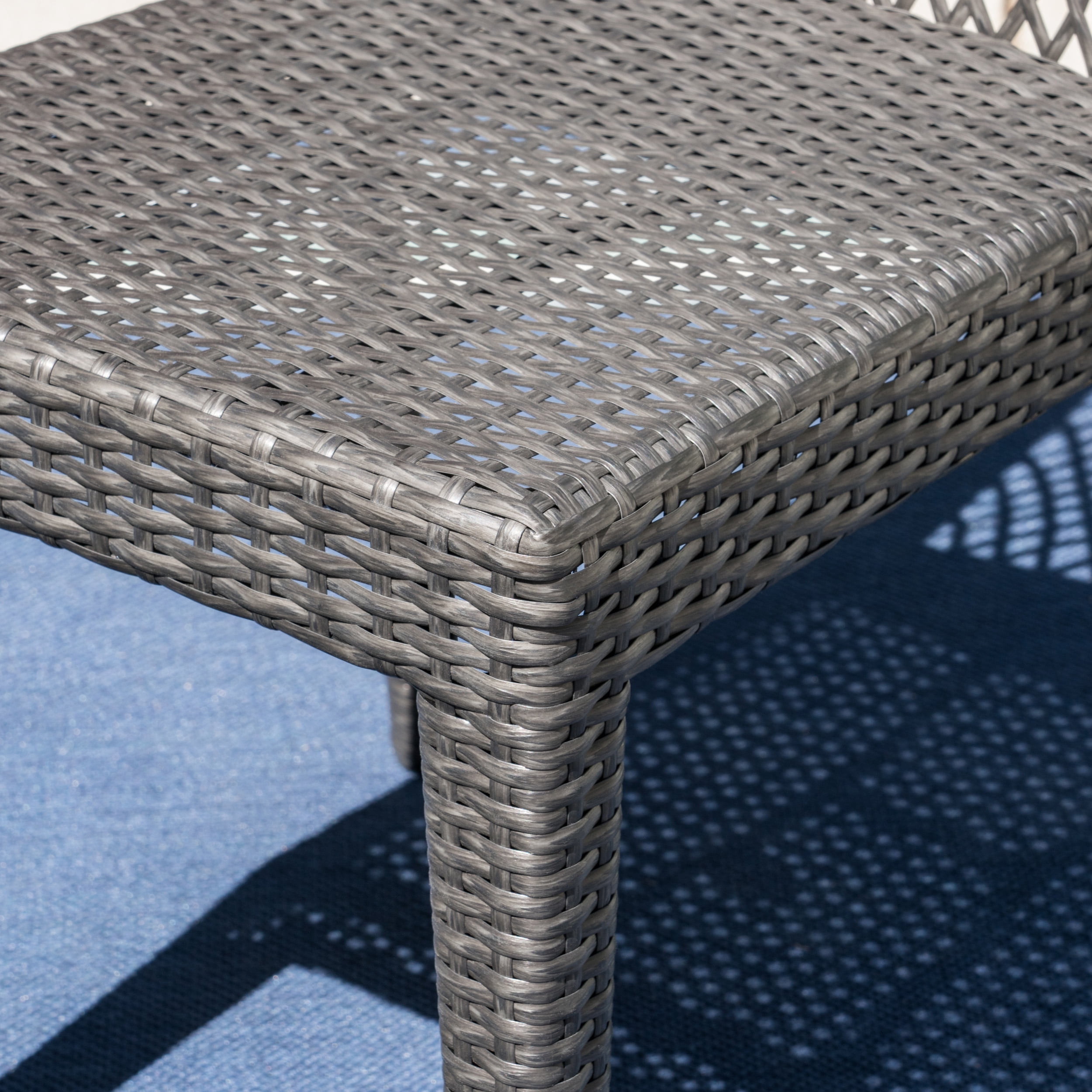 Outdoor Wicker Dining Chairs,Grey