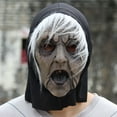 thumbnail image 4 of Decorativo para fiesta de Halloween, lengua de bruja con pelo blanco, disfraz de miedo, cosplay, 4 of 8