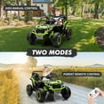thumbnail image 3 of OUYAWEI 2 Seater Ride on Electric Car, 24V Ride on Toys with Remote Control, 4 Wheelers, Bluetooth Music, LED Light, 3 Speeds, Electric Car for Boy Girls 3-8,Green, 3 of 6