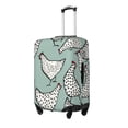 thumbnail image 2 of Disketp Hand Drawn Chickens Elastic Travel Luggage Cover Travel Suitcase Protective Cover For Trunk Case Apply To 18''-32'' Suitcase Cover (Luggage not included)-Small, 2 of 9