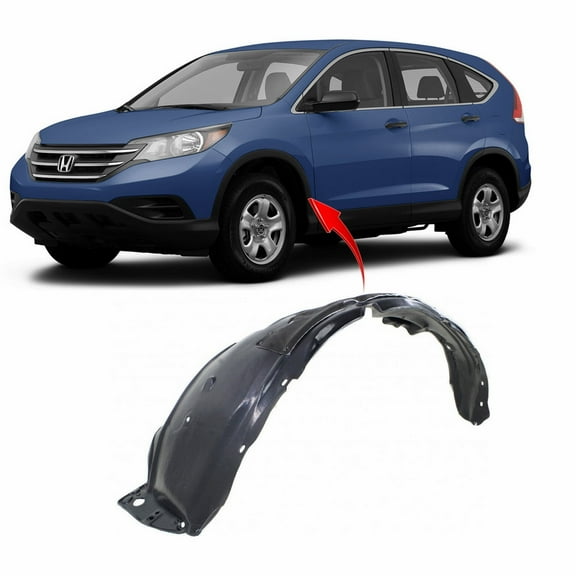 DCP Front Left Driver Side Fender Liner For 2012-2016 Honda CR-V HO1248155