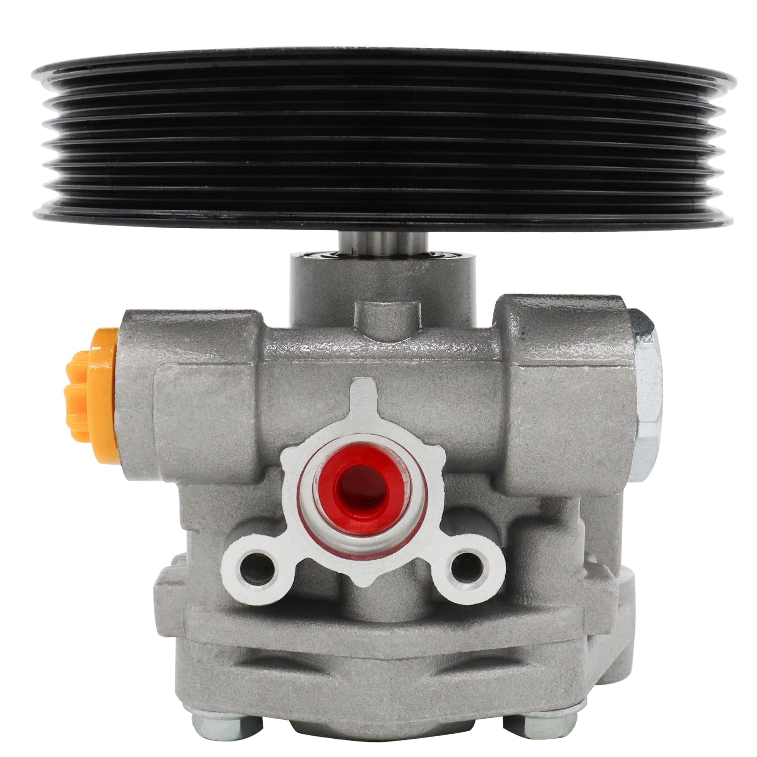 Detroit Axle - Power Steering Pump with Pulley Replacement for 2003 2004 2005 2006 2007 Infiniti G35 Nissan 350Z