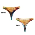 thumbnail image 3 of Balery Vibrant Rainbow Butterfly A Tangas de Algodón para Mujer con Estampado – Ropa Interior Sexy, Transpirable, G-string-3X-Large, 3 of 6