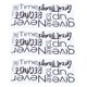 thumbnail image 5 of Never Give Up Wall Sticker PVC Motivational Wall Decal Wear Resistant 3Set Long Service Life for Kitchen ANGGREK Otros, 5 of 8