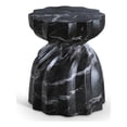thumbnail image 1 of Meridian Furniture Table d'Appoint en Béton Finition Marbre Noir Intérieur/extérieur, 1 of 8