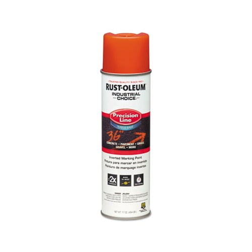 Industrial Choice Precision Line Marking Paint Orange, 20 oz Aerosol