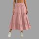 thumbnail image 2 of Faldas Largas para Mujeres Verano Suelto Casual Cómodo Sólido A-Línea Cintura Elástica, Poliéster Ligero, Versátil para la Fiesta Diaria de Citas, 2 of 9