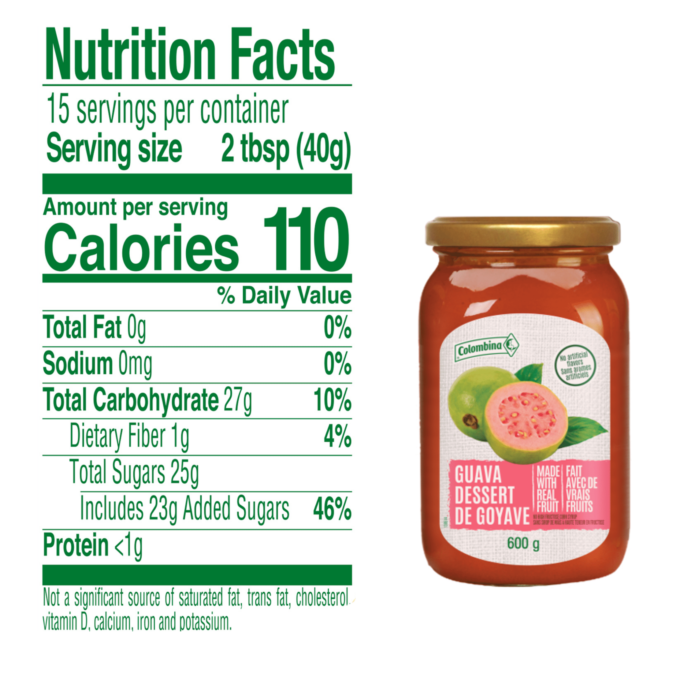 (3 pack) Colombina Guava Fruit Spread with Real Guava Flavor 21.1 oz Jar