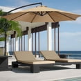 thumbnail image 4 of Becaristey Polyester Outdoor Protection Umbrella Canopy Cover Durable Materials Quick-drying Easy To Install black, 4 of 6