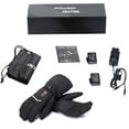 thumbnail image 5 of Snow Deer Heated Gloves, Unisex Rechargeable Battery Powered Electric Heating Glove for Winter Outdoor Working Snow Ski Snowboarding Hunting Snowmobiling Motorcycle Riding, 5 of 9
