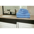 thumbnail image 4 of Vaurna Home 6-Piece Towel Set with enhanced Softness & Durability - 2 Bath Towel, 2 Hand Towel, 2 Washclothes - Cornflower Blue, 4 of 6