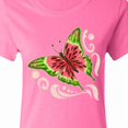 thumbnail image 4 of Inktastic Watermelon Butterfly Women's T-Shirt, 4 of 5