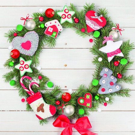 Christmas Paper Napkins  Decoupage Paper Napkins  Christmas Decorative Paper Napkins  Pack 20 pieces