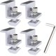thumbnail image 1 of Soporte de aluminio en Z, soporte de montaje para paneles solares con diseño innovador y ajustable y aluminio resistente para uso en exteriores resistente a la intemperie, incluye accesorios de fácil, 1 of 5