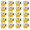 Yellow, variant on 20pc CPR Mask Keychain Emergency Kit CPR Face Shields for First Aid AED Training