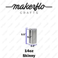 thumbnail image 3 of Makerflo 14 oz Skinny Stainless Steel Tumblers (25 Pack) Ideal for DIY Crafts -Epoxy, 3 of 7