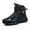 Black, variant on Men's and Women's Steel Toe Mid-Cut Safety Work Shoes, Boa Dial, Kevlar Puncture-Resistant, Breathable