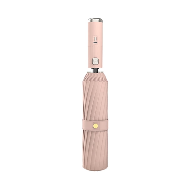 Naiovety La sombrilla de playa ajustable con ventilador se mantiene fresca y protegida bajo el sol y la tela de la sombrilla de vinilo. Ropa Deportiva, Zapatos rosa