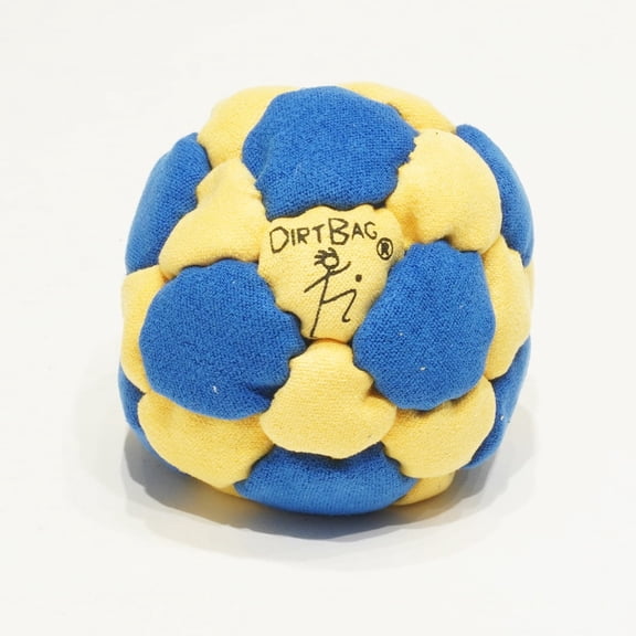 Dirtbag Footbag 32 Panel (Hacky Sack) Yellow & Blue