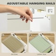 thumbnail image 3 of HOMCOM White MDF 4-Drawer Lockable Filing Cabinet | Adjustable Hanging Rails for A4/Letter Files | 15.7" W x 51.6" H | Secure Home Office Storage & Printer Stand, 3 of 7